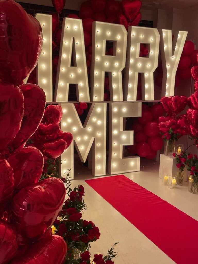 Romantic Proposal Setup